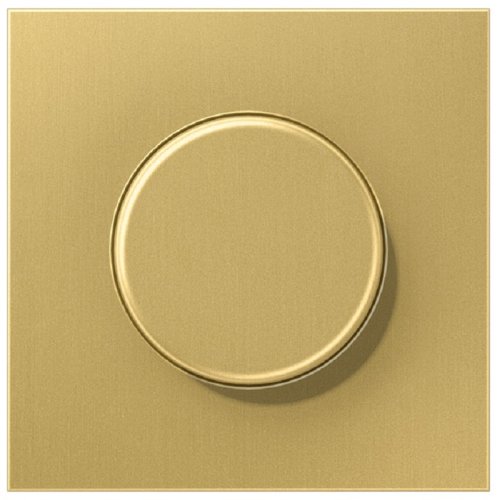 Лицевая панель Jung LS990 metal для светорегулятора поворотного латунь картинка